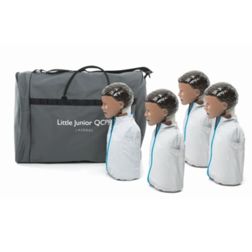 Laerdal Little Junior QCPR 4-pack, dunkelhäutig - 5443