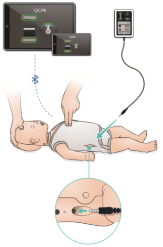 Laerdal Little Baby QCPR - dunkelhäutig - 8338