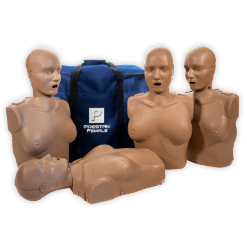 Prestan Professional weibliche HLW-Puppe 4er-Pack (Dunkel)  - 12536