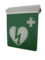  Rettungszeichen E010 (AED) mit LED-Beleuchtung