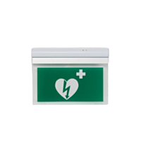 Rettungszeichen E010 (AED) mit LED-Beleuchtung